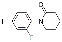 1-(2-FLUORO-4-IODO-PHENYL)-PIPERIDIN-2-ONE Struktur