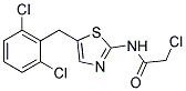 2-CHLORO-N-[5-(2,6-DICHLOROBENZYL)-1,3-THIAZOL-2-YL]ACETAMIDE Struktur