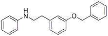 [2-(3-BENZYLOXY-PHENYL)-ETHYL]-PHENYL-AMINE Struktur