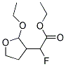 (2-ETHOXY-TETRAHYDRO-FURAN-3-YL)-FLUORO-ACETIC ACID ETHYL ESTER Struktur