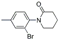 1-(2-BROMO-4-METHYL-PHENYL)-PIPERIDIN-2-ONE Struktur