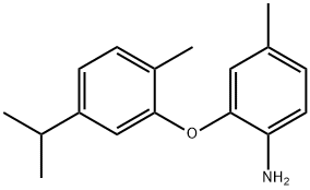 2-(5-ISOPROPYL-2-METHYLPHENOXY)-4-METHYLANILINE Struktur