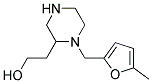 2-[1-(5-METHYL-FURAN-2-YLMETHYL)-PIPERAZIN-2-YL]-ETHANOL Struktur