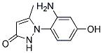 1-(2-AMINO-4-HYDROXYPHENYL)-5-METHYLPYRAZOL-3-ONE Struktur