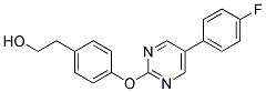 2-(4-([5-(4-FLUOROPHENYL)PYRIMIDIN-2-YL]OXY)PHENYL)ETHANOL Struktur