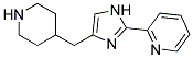 2-(4-PIPERIDIN-4-YLMETHYLIMIDAZOL-2-YL)PYRIDINE Struktur