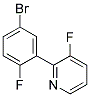 2-(5-BROMO-2-FLUORO-PHENYL)-3-FLUORO-PYRIDINE Struktur