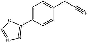 2-[4-(1,3,4-OXADIAZOL-2-YL)PHENYL]ACETONITRILE Struktur