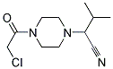 2-[4-(CHLOROACETYL)PIPERAZIN-1-YL]-3-METHYLBUTANENITRILE Struktur