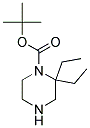 2,2-DIETHYL-PIPERAZINE-1-CARBOXYLIC ACID TERT-BUTYL ESTER Struktur