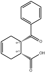 (1R,6S)-6-BENZOYL-CYCLOHEX-3-ENECARBOXYLIC ACID Struktur