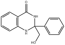 2-(HYDROXYMETHYL)-2-PHENYL-2,3-DIHYDRO-4(1H)-QUINAZOLINONE Struktur