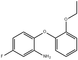 2-(2-ETHOXYPHENOXY)-5-FLUOROANILINE Struktur