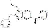 (2-BENZYL-1-PROPYL-1H-BENZOIMIDAZOL-5-YL)-PHENYL-AMINE Struktur