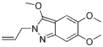 2-ALLYL-3,5,6-TRIMETHOXY-2H-INDAZOLE Struktur