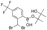 2-(DIBROMOMETHYL)-4-(TRIFLUOROMETHYL)PHENYL BORONIC ACID PINACOL ESTER Struktur