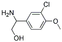 2-AMINO-2-(3-CHLORO-4-METHOXYPHENYL)ETHANOL Struktur