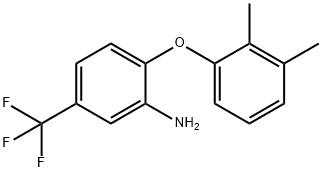 2-(2,3-DIMETHYLPHENOXY)-5-(TRIFLUOROMETHYL)ANILINE Struktur