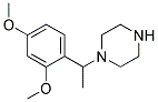 1-[1-(2,4-DIMETHOXY-PHENYL)-ETHYL]-PIPERAZINE Struktur