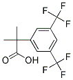 2-(3,5-BIS-TRIFLUOROMETHYL-PHENYL)-2-METHYL-PROPIONIC ACID Struktur