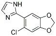 2-(6-CHLORO-BENZO[1,3]DIOXOL-5-YL)-1H-IMIDAZOLE Struktur