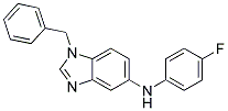 (1-BENZYL-1H-BENZOIMIDAZOL-5-YL)-(4-FLUORO-PHENYL)-AMINE Struktur