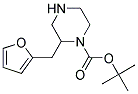 2-FURAN-2-YLMETHYL-PIPERAZINE-1-CARBOXYLIC ACID TERT-BUTYL ESTER Struktur