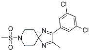 2-(3,5-DICHLOROPHENYL)-3-METHYL-8-(METHYLSULFONYL)-1,4,8-TRIAZASPIRO[4.5]DECA-1,3-DIENE Struktur