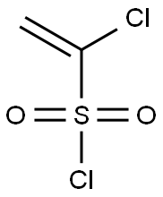 1-CHLORO-1-ETHENESULFONYL CHLORIDE Struktur