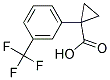 1-(3-TRIFLUOROMETHYL-PHENYL)-CYCLOPROPANECARBOXYLIC ACID Struktur