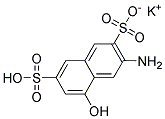 2-Amino-8-naphthol-3,6-disulfonic acid monopotassium Struktur