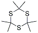 2,2,4,4,6,6-Hexamethyl-1,3,5-Trithizine  Struktur