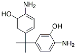 2,2-Bis[(4-Amino-3-Hydroxy)Phenyl]Propane Struktur