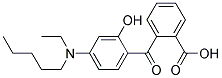 2-[4-(Ethylamylamino)-2-Hydroxy-Benzoyl]Benzoic Acid Struktur