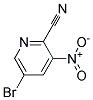 2-Cyano-3-Nitro-5-Bromopyridine Struktur