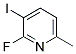 2-Fluoro-3-Iodo-6-Methylpyridine Struktur