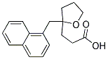 2-(1-naphthalenylmethyl)tetrahydrofuranylpropanoic acid Struktur