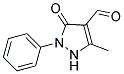 2,3-Dihydro-5-methyl-3-oxo-2-phenyl-1H-pyrazole-4-carboxaldehyde Struktur