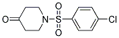 1-[(4-Chlorophenyl)sulphonyl]piperidin-4-one Struktur