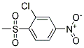 2-Chloro-1-(methylsulphonyl)-4-nitrobenzene Struktur