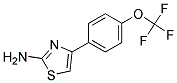 2-Amino-4-[4-(trifluoromethoxy)phenyl]-1,3-thiazole Struktur