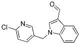 1-[(6-Chloropyridin-3-yl)methyl]-1H-indole-3-carboxaldehyde Struktur