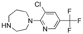 1-[3-Chloro-5-(trifluoromethyl)pyridin-2-yl]homopiperazine Struktur