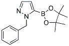 1-benzyl-5-(4,4,5,5-tetramethyl-1,3,2-dioxaborolan-2-yl)-1H-pyrazole Struktur