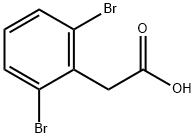 2,6-DIBROMO PHENYLACETIC ACID Struktur