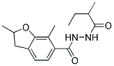 2,7-DIMETHYL-2,3-DIHYDRO-BENZOFURAN-6-CARBOXYLIC ACID N'-(2-METHYL-BUTYRYL)-HYDRAZIDE Struktur