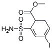 2-Methoxycarbonyl-5-IodobenzeneSulfonamide Struktur