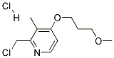 2-(Chloromethyl)-4-(3-MethoxyPropoxy)-3-MethylPyridineHcl Struktur