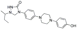 1-Sec-Butyl-4-{4-[4-(4-Hydroxy-Phenyl) Piperazin-1-Yl]-Phenyl} 1,2,4-Triazol-3-One Struktur