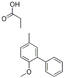 2 Methoxy 5 Methyl  Phenyl Benzene Propanoic Acid Struktur